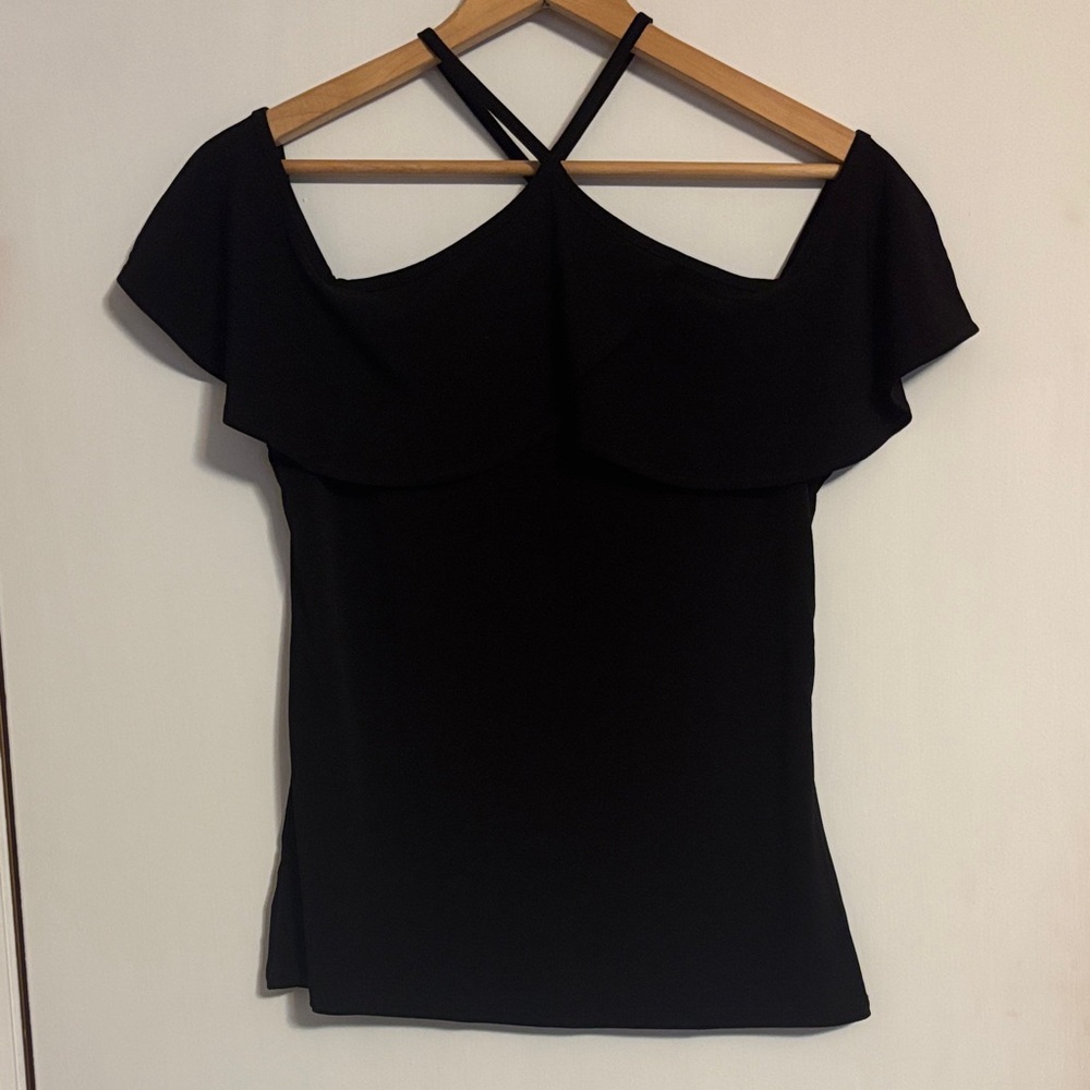 Express Black Off-Shoulder Blouse